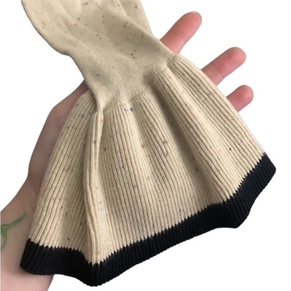 REVOLVE The Fifth Label Bell Sleeve Speckled Sweater Size 8 - Picture 5 of 6